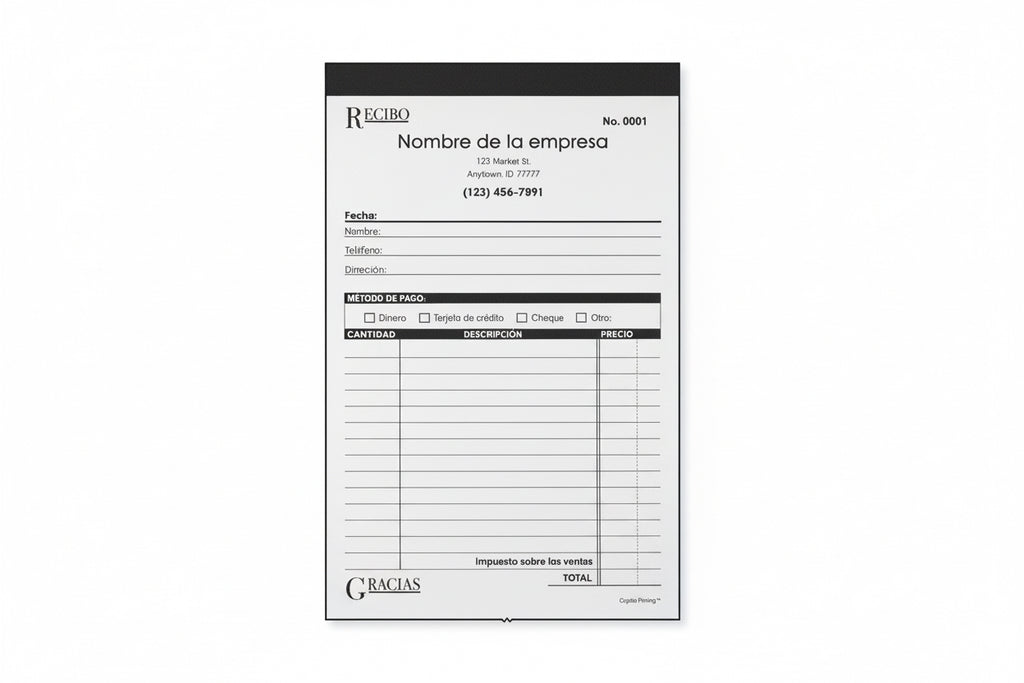 Recibo form