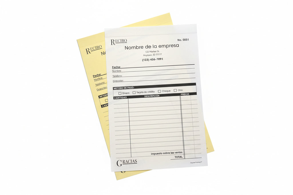 Recibo form