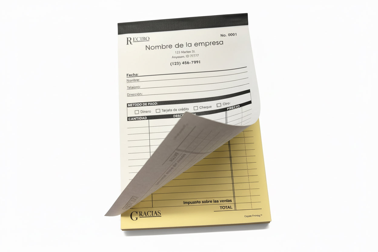 Recibo form